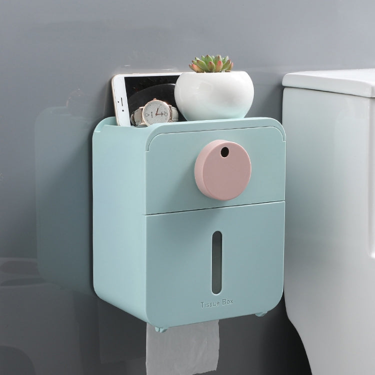 Toilet Tissue Box Wall-Mounted Waterproof Paper Box