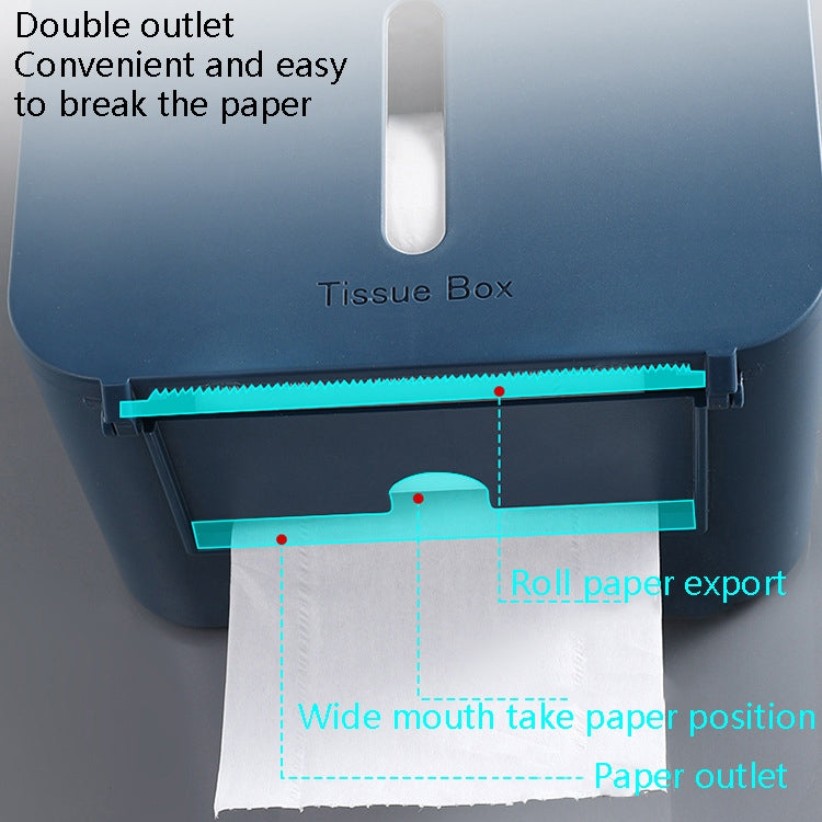 Toilet Tissue Box Wall-Mounted Waterproof Paper Box