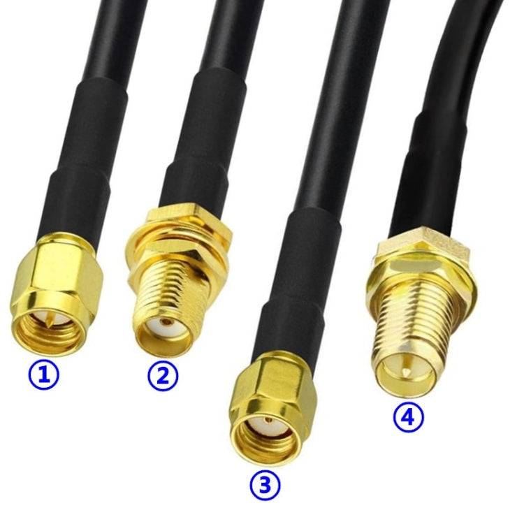 10pcs SMA Male Plug Connector Crimp For RG58 / LMR195 / RG142 / RG400