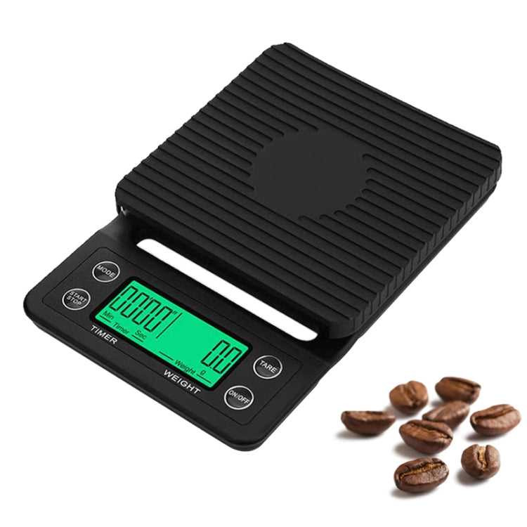 Hand Punch Coffee Scales Timing Electronic Timer Scale Kitchen Scales, Model:5kg/0.1g