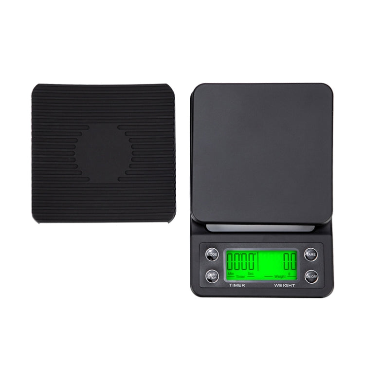 Hand Punch Coffee Scales Timing Electronic Timer Scale Kitchen Scales, Model:5kg/0.1g