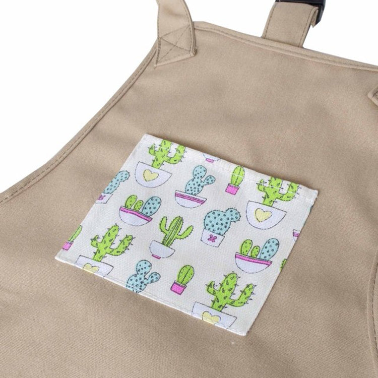 MTP-330 Multifunctional Khaki Canvas Garden Tool Storage Apron
