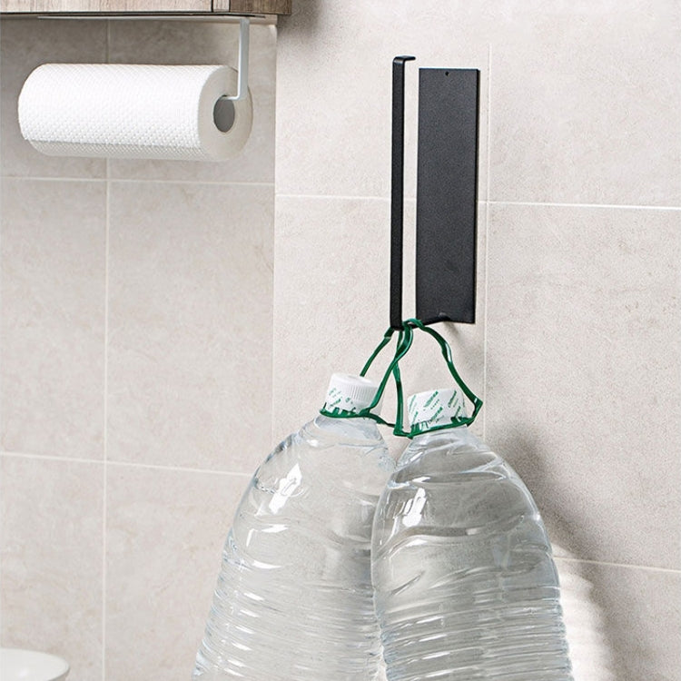 2 PCS Punch-free Wall-mounted Bathroom Kitchen Roll Holder Towel Rack