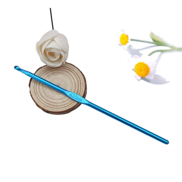 10 PCS Color Alumina Single Head Crochet Handmade DIY Knitting Tool Material, Specification:4.0mm