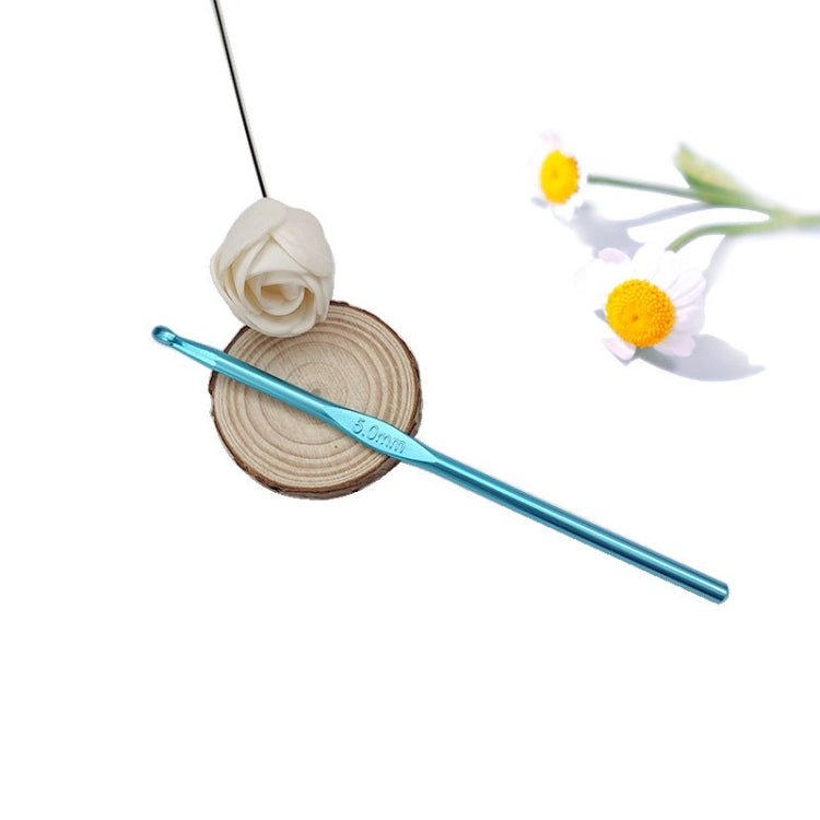 10 PCS Color Alumina Single Head Crochet Handmade DIY Knitting Tool Material, Specification:5.0mm