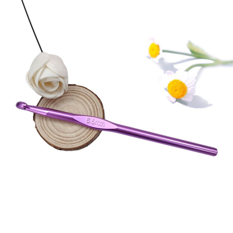 10 PCS Color Alumina Single Head Crochet Handmade DIY Knitting Tool Material, Specification:6.5mm