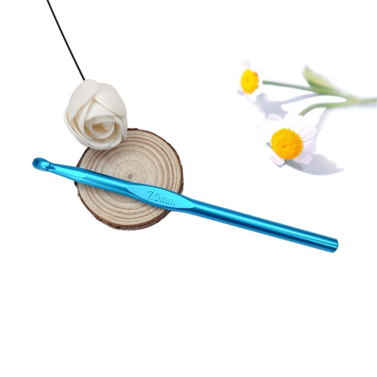 10 PCS Color Alumina Single Head Crochet Handmade DIY Knitting Tool Material, Specification:7.0mm