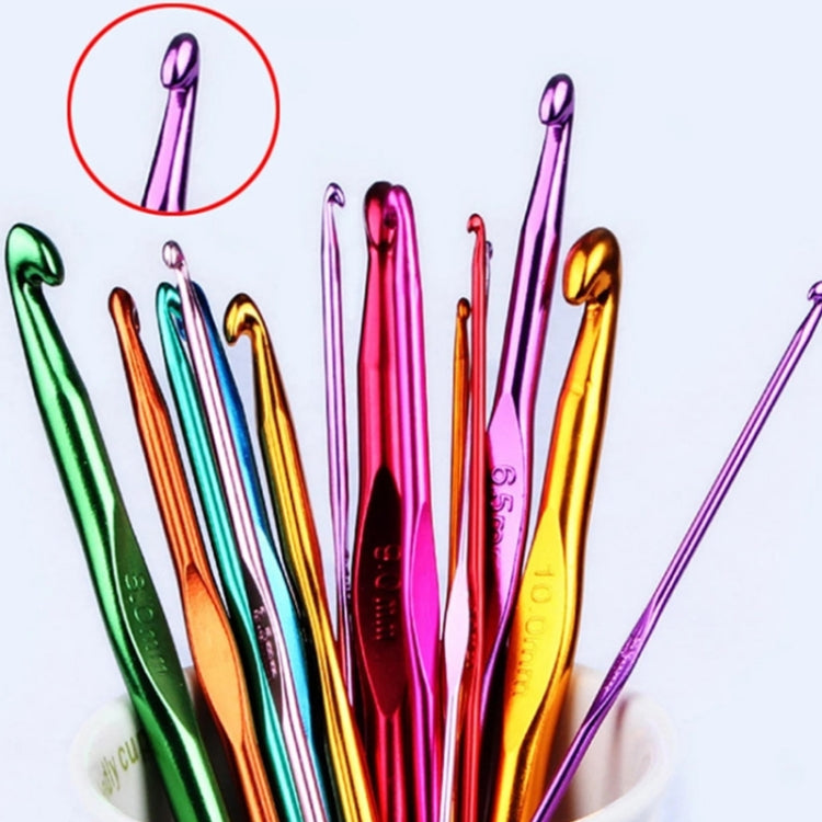 10 PCS Color Alumina Single Head Crochet Handmade DIY Knitting Tool Material, Specification:9.0mm