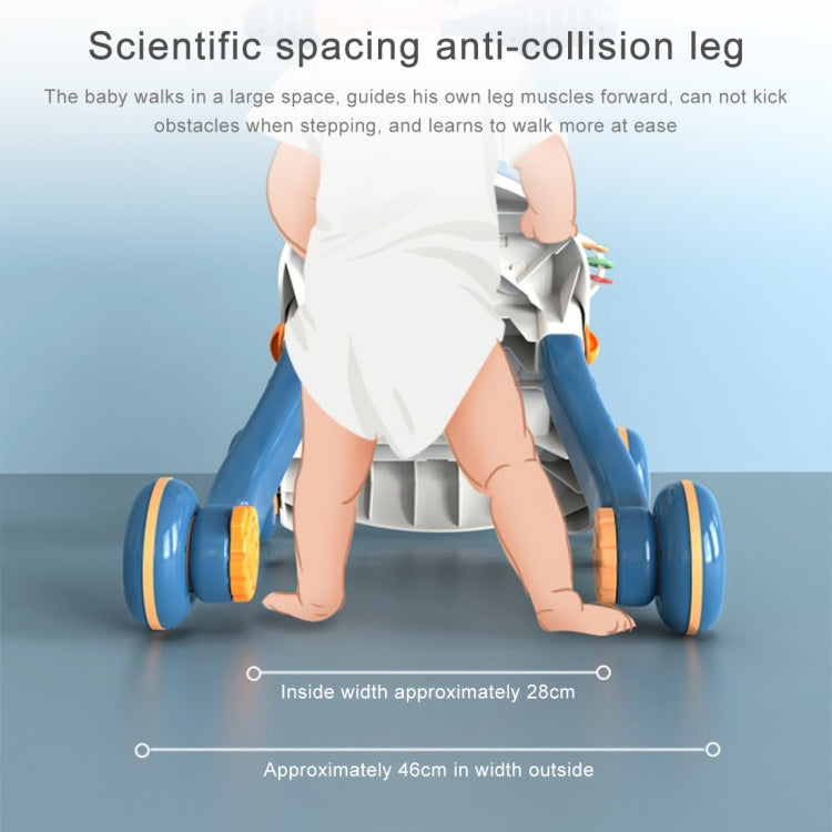 Multifunctional Baby Walker Trolley Anti-rollover Baby LearningTo Walk Kids Toys