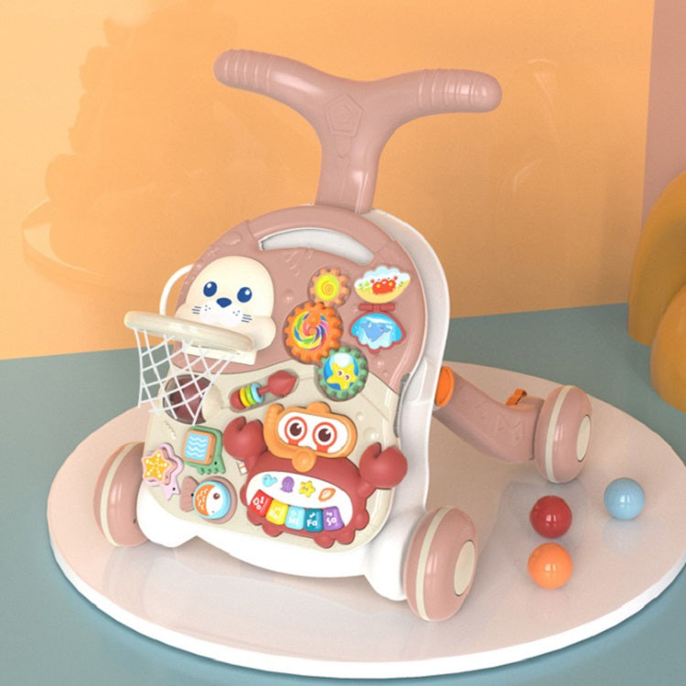 Multifunctional Baby Walker Trolley Anti-rollover Baby LearningTo Walk Kids Toys