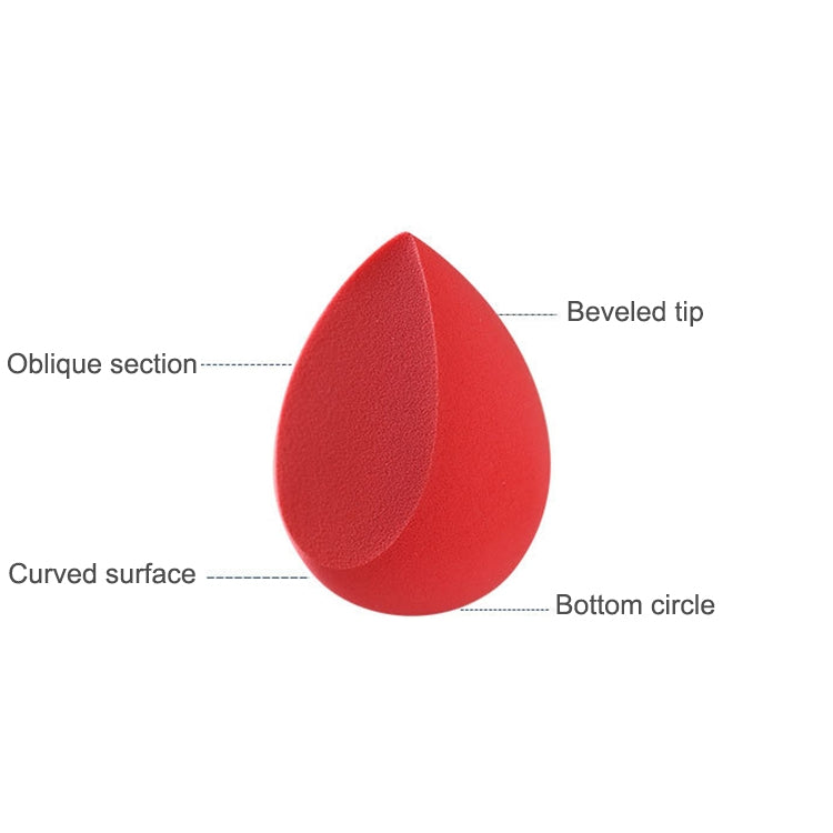 8 PCS Hydrophilic Wet And Dry Heart-shaped Non-latex Beauty Egg Set