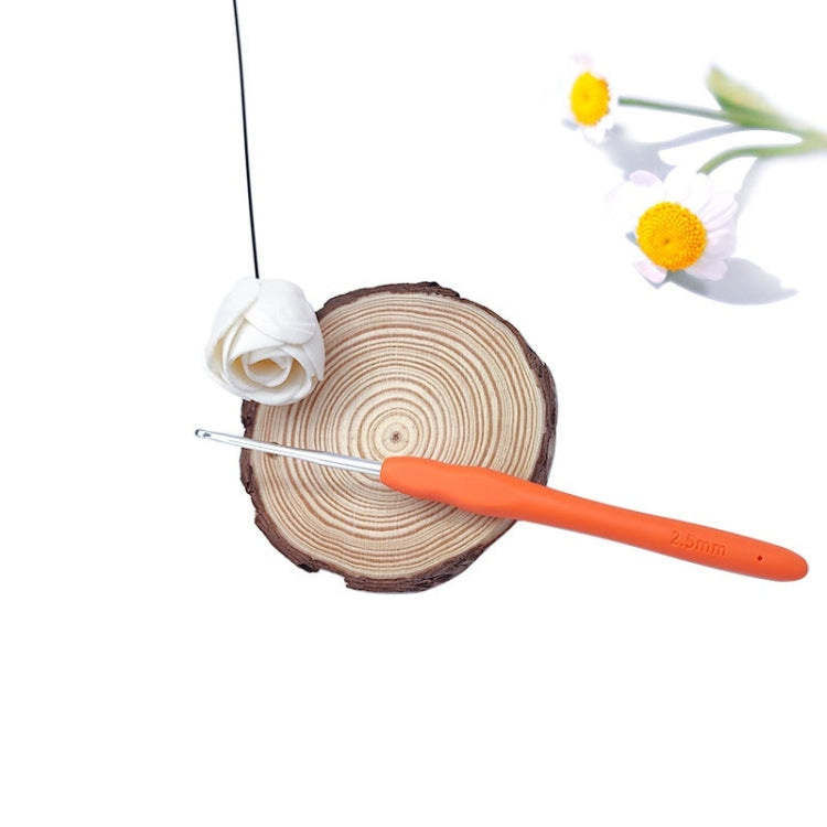 10 PCS TPR Handmade DIY Sweater Knitting Crochet Tools Material, Specification:2.5mm