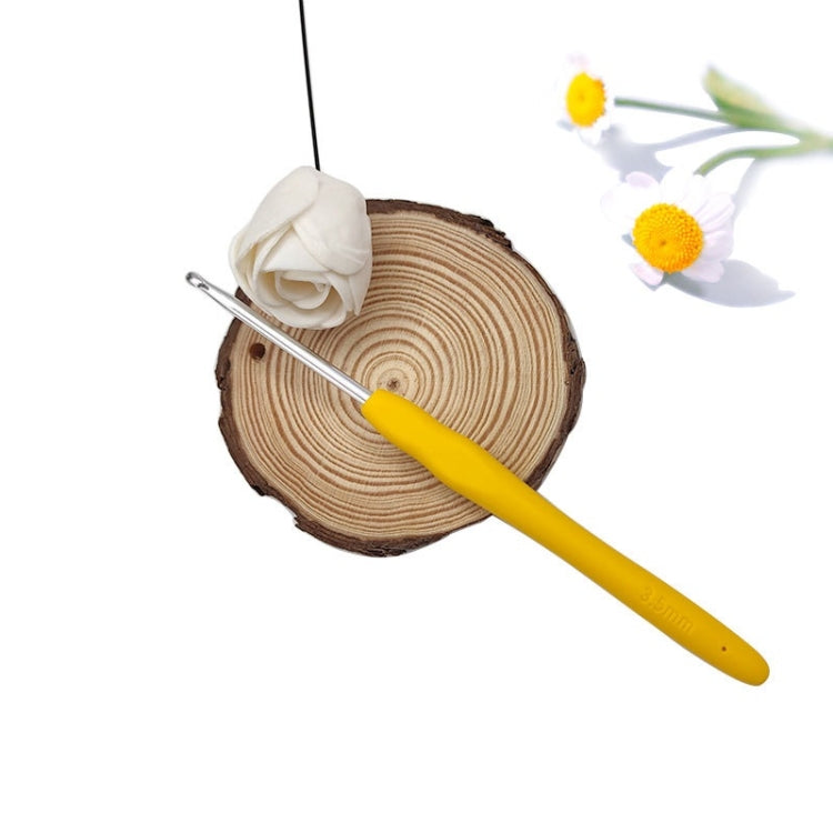 10 PCS TPR Handmade DIY Sweater Knitting Crochet Tools Material, Specification:3.5mm