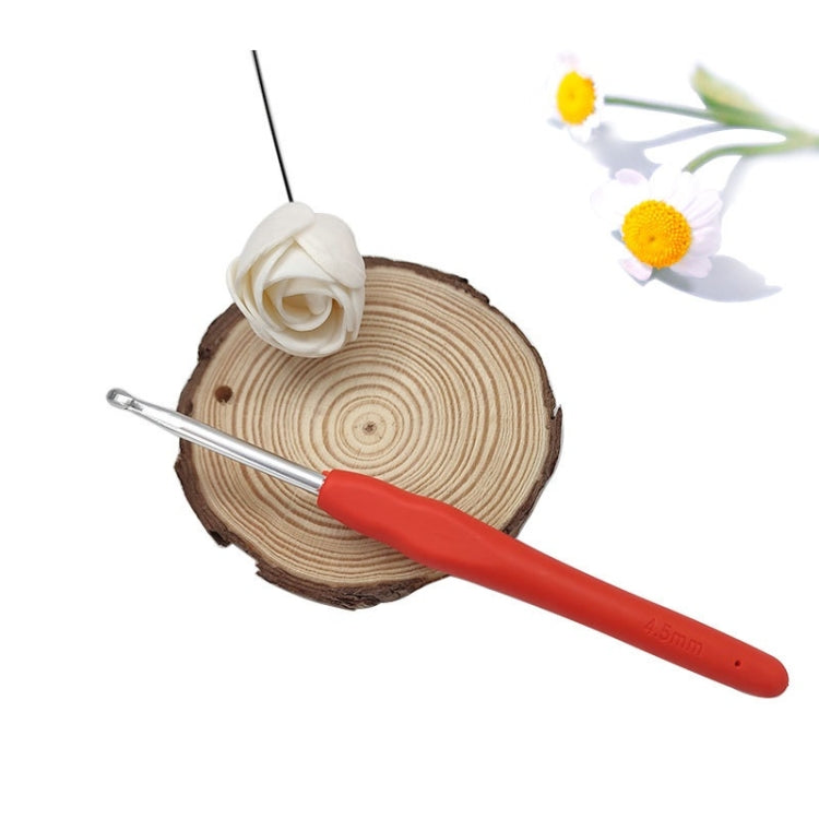 10 PCS TPR Handmade DIY Sweater Knitting Crochet Tools Material, Specification:4.5mm