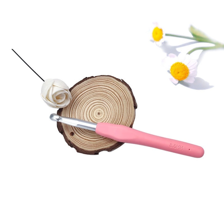 10 PCS TPR Handmade DIY Sweater Knitting Crochet Tools Material, Specification:8.0mm
