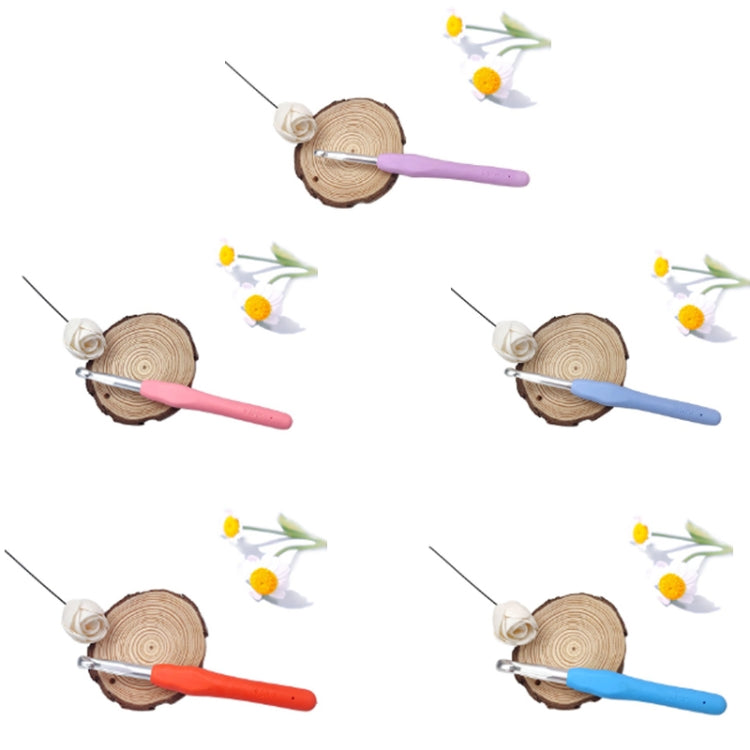 10 PCS TPR Handmade DIY Sweater Knitting Crochet Tools Material, Specification:8.0mm