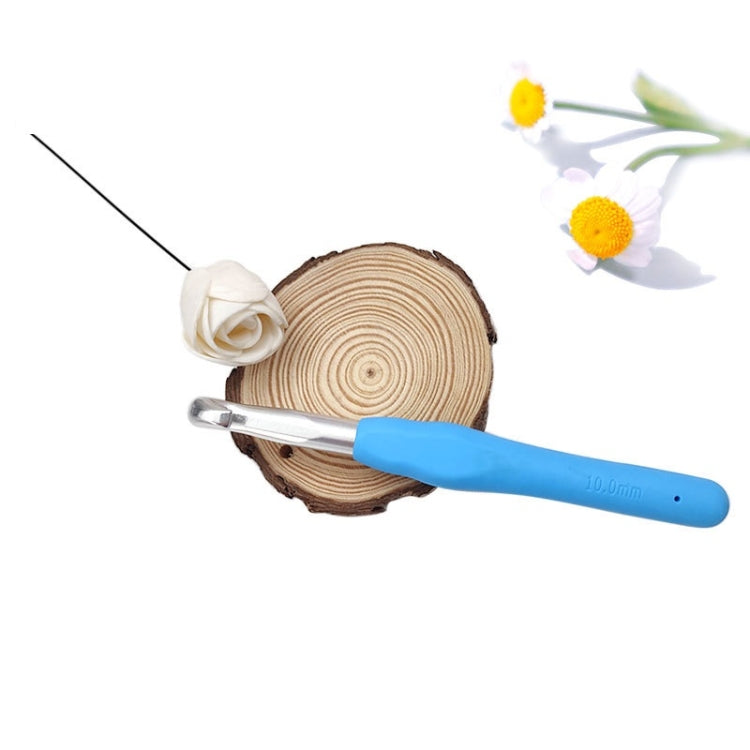 10 PCS TPR Handmade DIY Sweater Knitting Crochet Tools Material, Specification:10.0mm