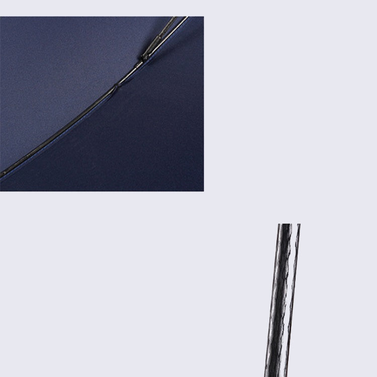 Impact-proof Rainproof Oversized Golf Umbrella Business Straight Pole Umbrella, Color:Dark blue
