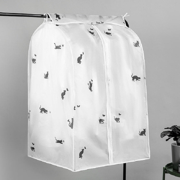 2 PCS Simple PEVA Clothes Household Three-dimensional Dust Cover, Size:90x60x60 cm (widened small)