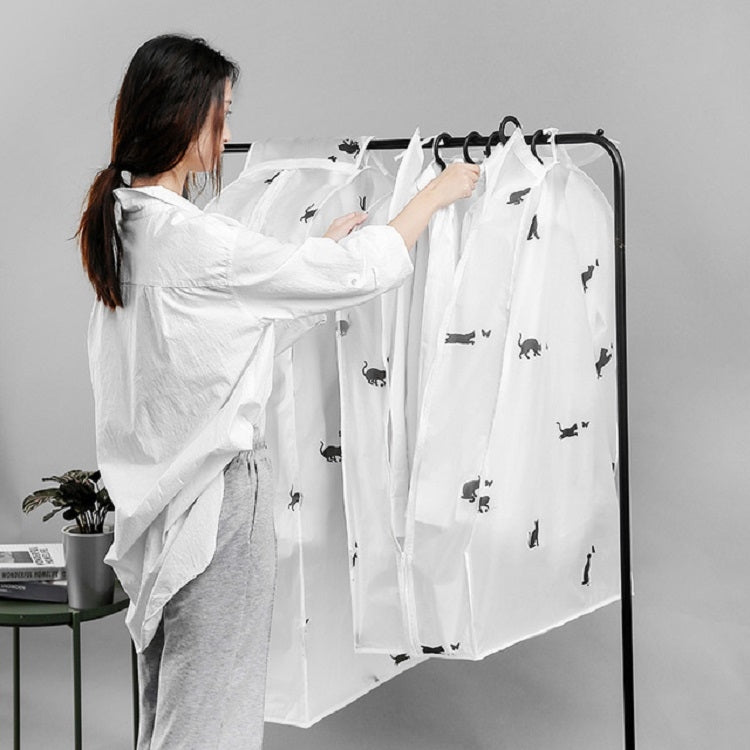 2 PCS Simple PEVA Clothes Household Three-dimensional Dust Cover, Size:110x60x60 cm (widened large)