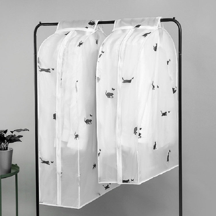 2 PCS Simple PEVA Clothes Household Three-dimensional Dust Cover, Size:110x60x60 cm (widened large)