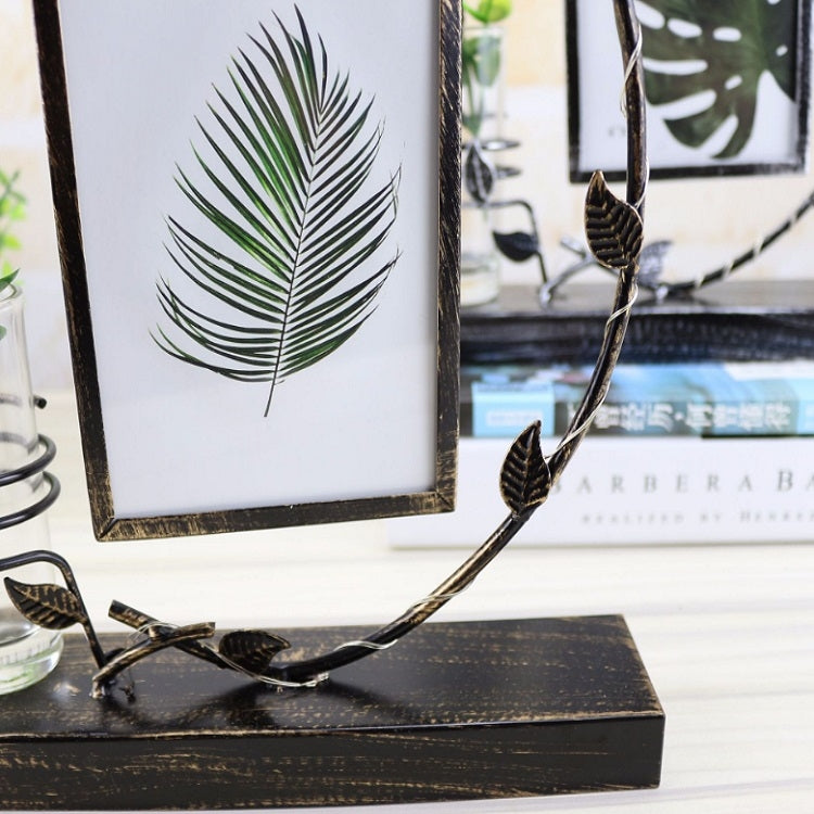 Creative Novelty Wrought Iron Glowing Hydroponic Photo Frame