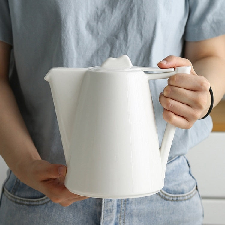 Personality Creative Ceramic Retro Tea Set, Style:White porcelain water set