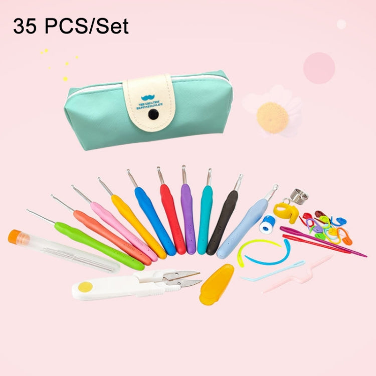 35 PCS/Set Handmade DIY Sweater Knitting Crochet Tools Material Set