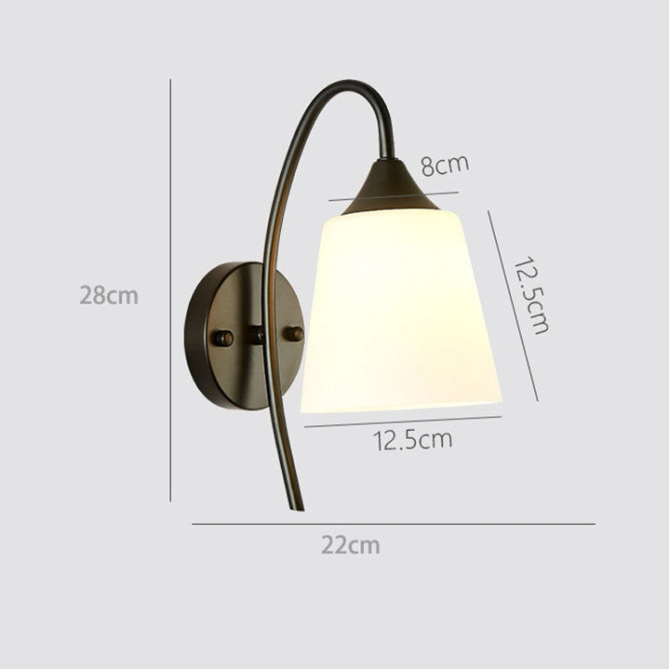 Bedroom Bedside Wall Lamp Indoor LED Lamp, Power Source:5W Warm Light