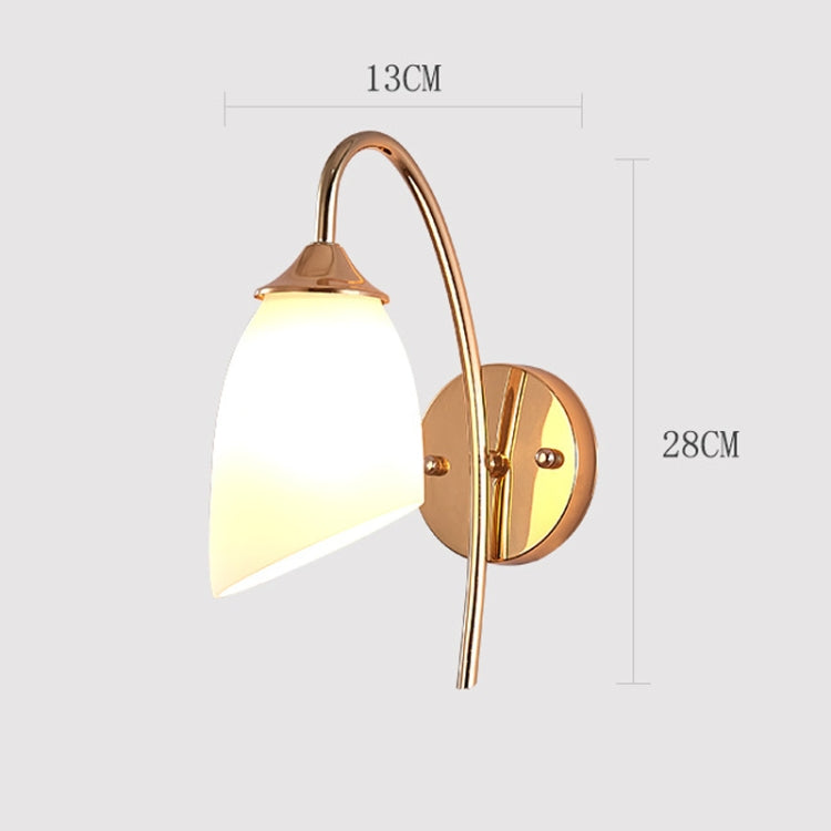 Bedroom Bedside Wall Lamp Indoor LED Lamp, Power Source:12W White Light