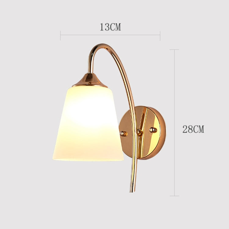 Bedroom Bedside Wall Lamp Indoor LED Lamp, Power Source:12W White Light
