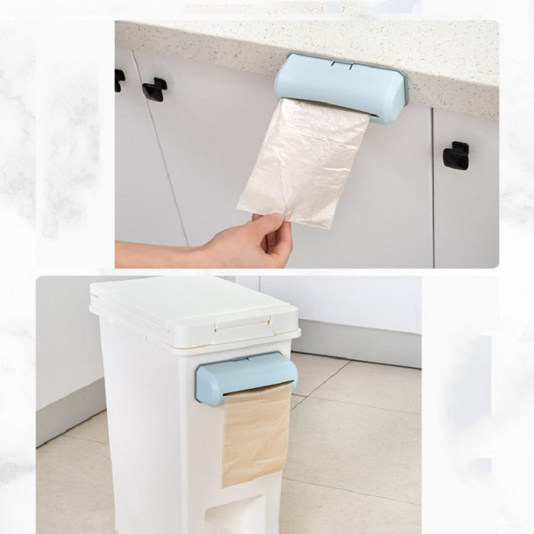 4 PCS No Trace Paste Trash Bag Storage Box Plastic Bag Box For Kitchen And Bathroom