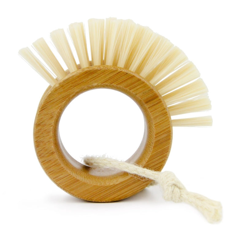 2 PCS Wooden Ring Brush Dish Brush Home Kitchen Cleaning Brush Dishwashing Brush Fruit And Vegetable Brush