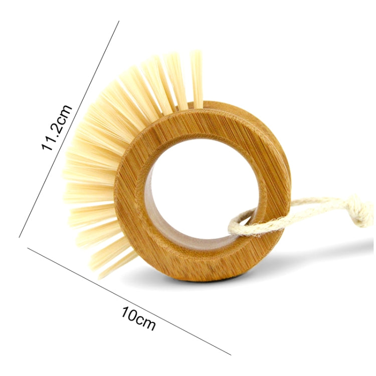 2 PCS Wooden Ring Brush Dish Brush Home Kitchen Cleaning Brush Dishwashing Brush Fruit And Vegetable Brush