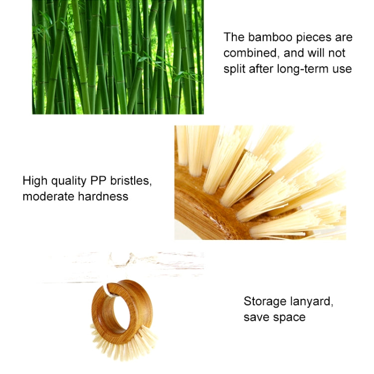 2 PCS Wooden Ring Brush Dish Brush Home Kitchen Cleaning Brush Dishwashing Brush Fruit And Vegetable Brush