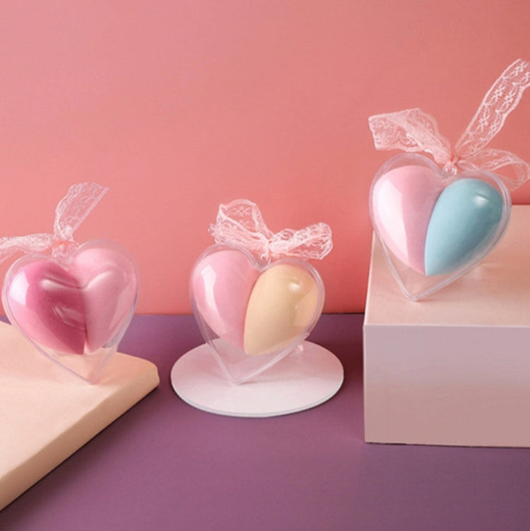 3 PCS Love Makeup Eggs No Powder Makeup Egg Puff Set(4 Colors Random)