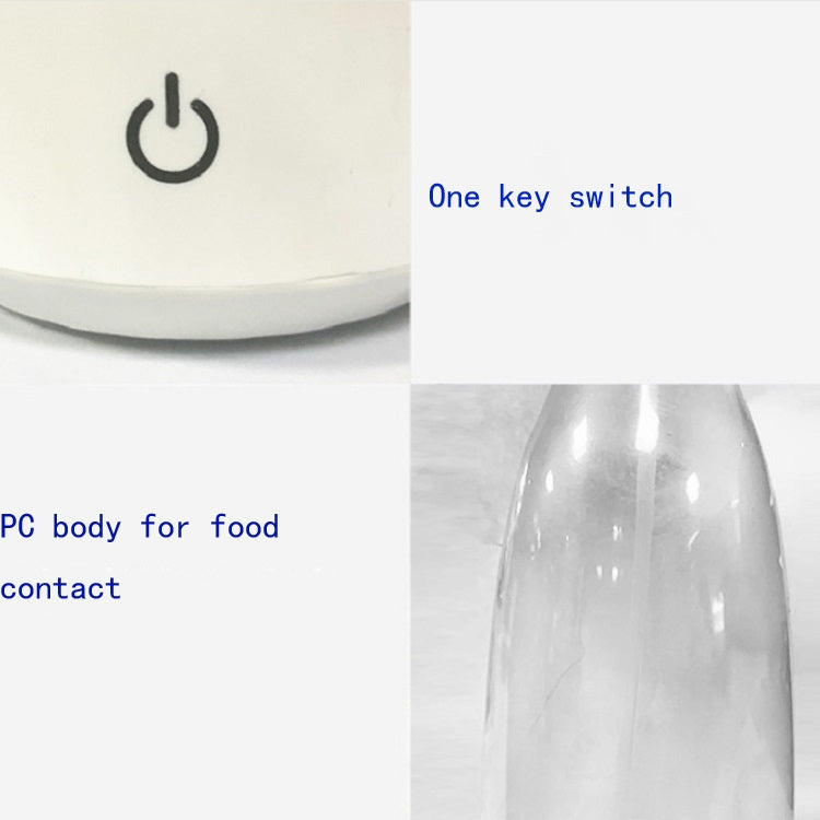 Disinfected Water Generator Sodium Hypochlorite Generator Portable Electrolytic Disinfection Generator(Transparent White English version)