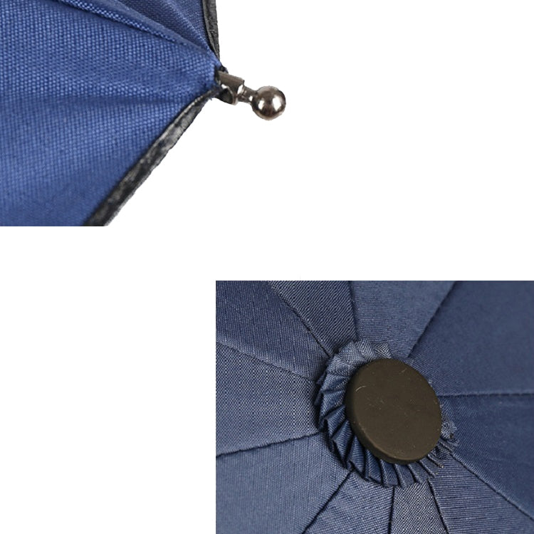 Ten Bone Automatic Vinyl Umbrella Men And Women Business Double Oversized Reinforced Windproof Sunny Umbrella