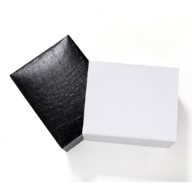 6 PCS PU+ Crocodile Texture Clamshell Watch Box Bracelet Box Packaging Box Jewelry Gift Box