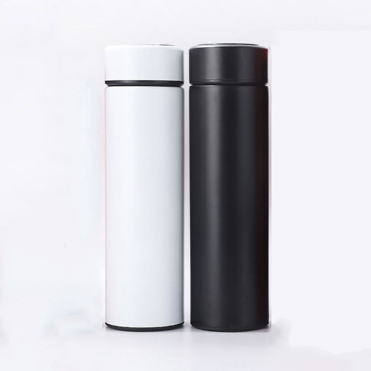 Smart Temperature Display 304 Stainless Steel Vacuum Flask Creative Business Cup For Male And Female Students, Style:Large-screen