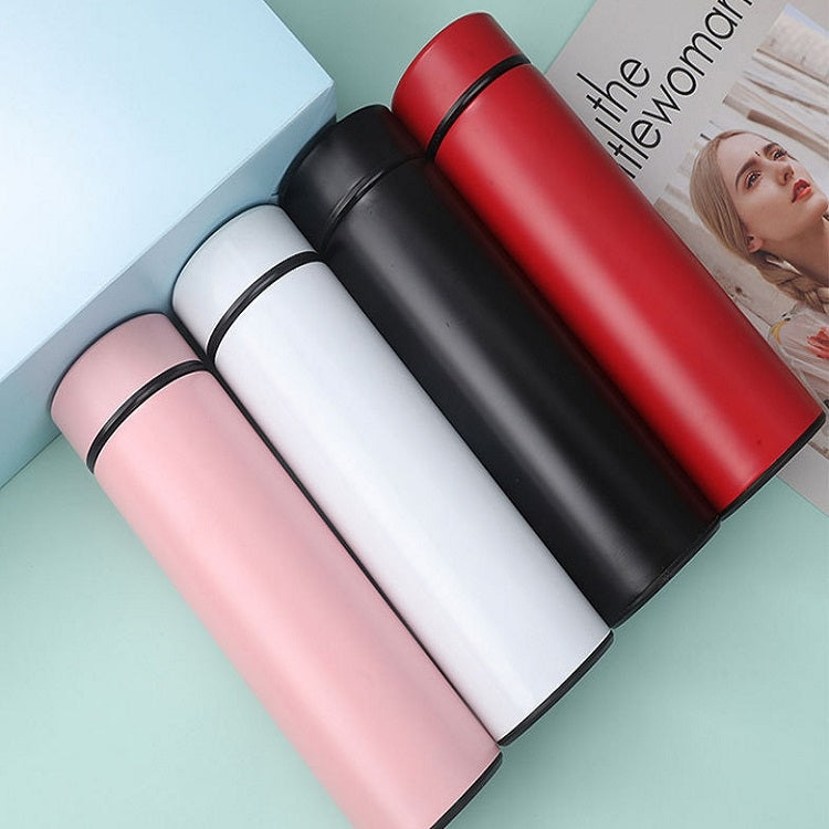 Smart Temperature Display 304 Stainless Steel Vacuum Flask Creative Business Cup For Male And Female Students, Style:Large-screen