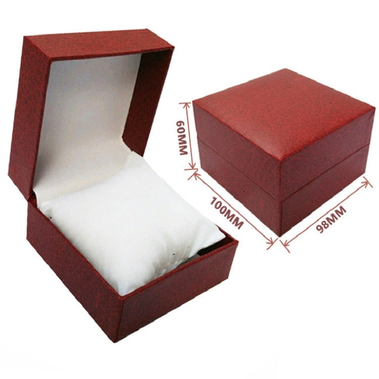 6 PCS PU Leather Watch Box Custom-made High-end flip Watch Box Jewelry Gift Packaging