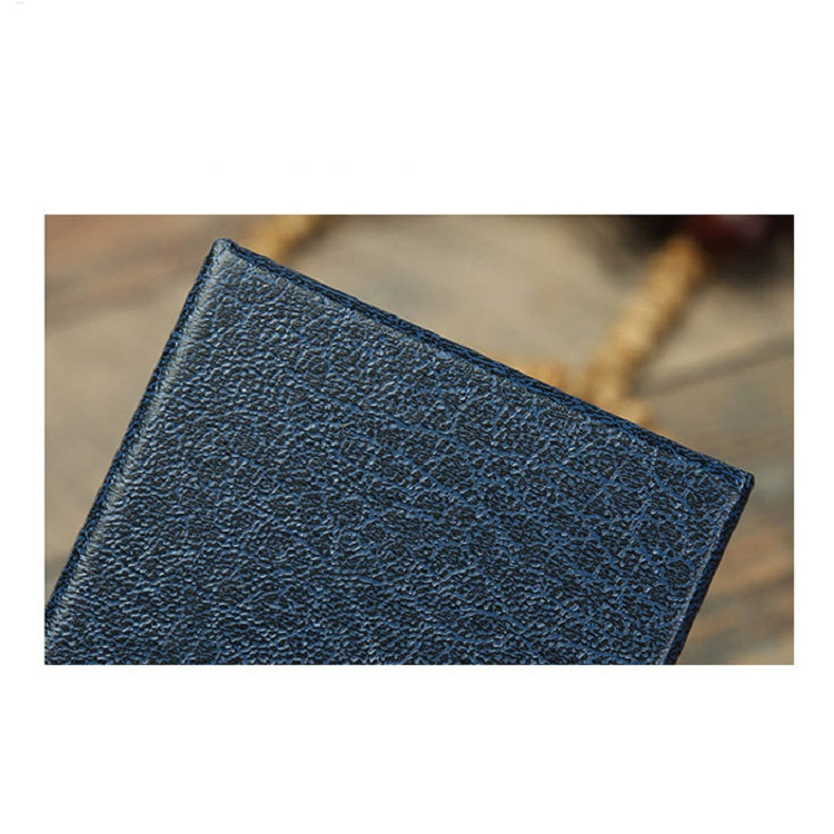 8 PCS Litchi Texture Watch Box Jewelry Gift Box Earring Necklace Jewelry Watch Packaging Box, Color:Blue