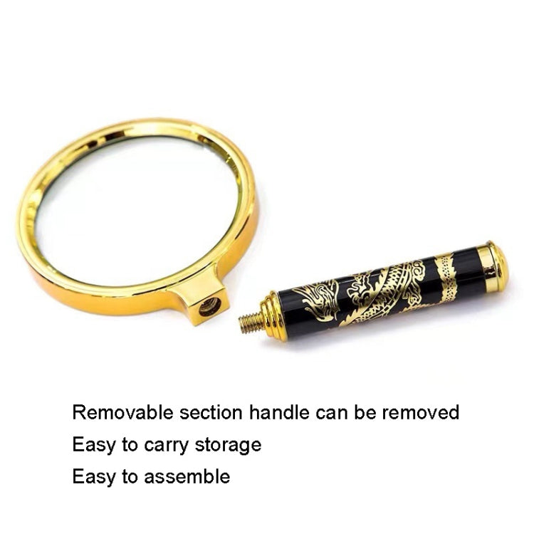 2pcs Elderly Reading Books Handheld Magnifier, Diameter:60mm