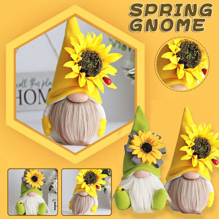 Sunflower Faceless Doll Ornaments Black