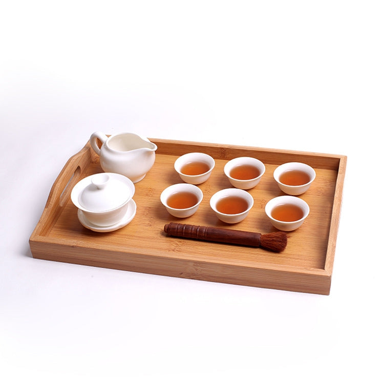 Rectangular Bamboo Tray Tea Tray Dinner Plate