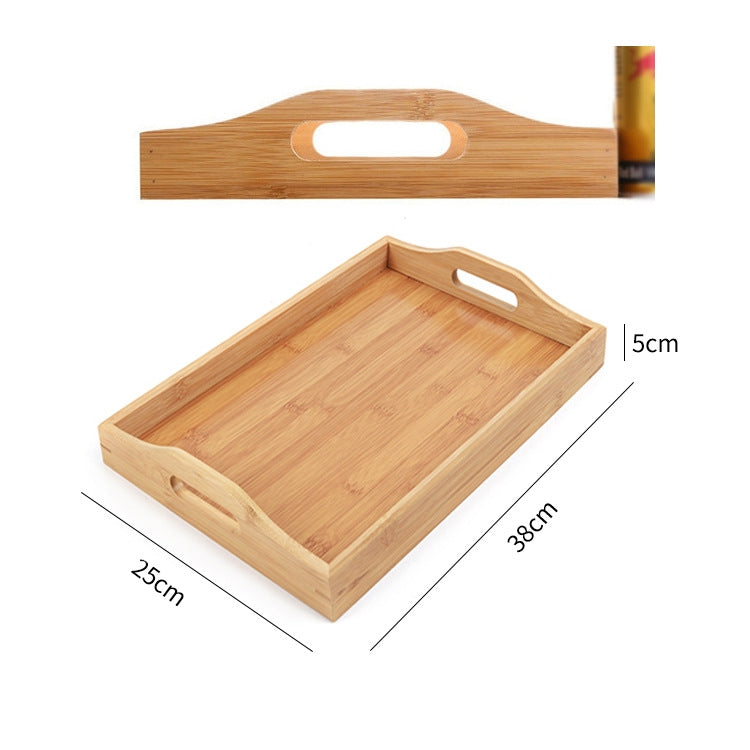 Rectangular Bamboo Tray Tea Tray Dinner Plate
