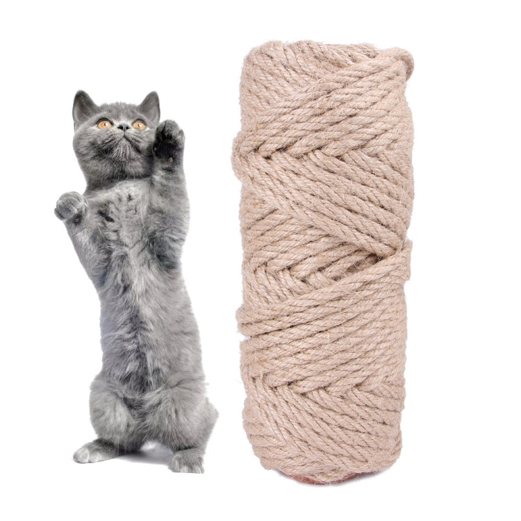 30m Pets Hemp Rope Cat Scratch Board Sword Rope Accessories Protect Cat Grip Toy Grabbing Materials