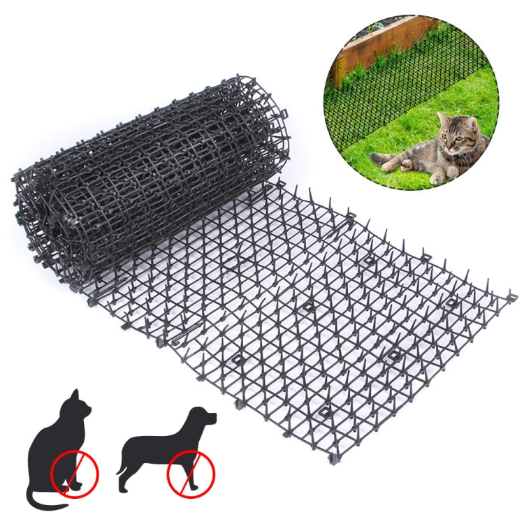 M 200x28cm B21307 Garden Flower Anti-Cat Net Plastic Thorn Pad Drive Cat Net