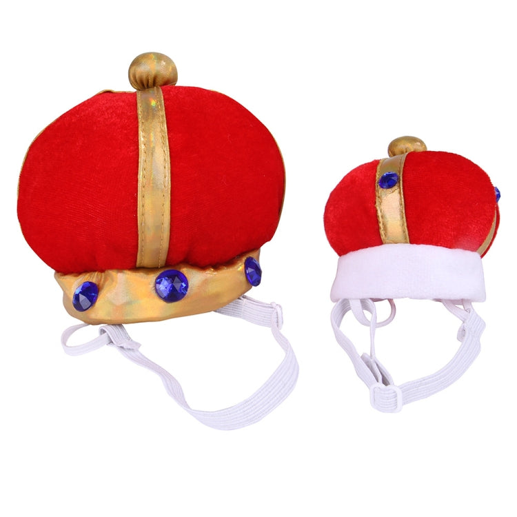 2 PCS Pet Crown Hat Creative Funny Dog Cat Headdress, Size: L